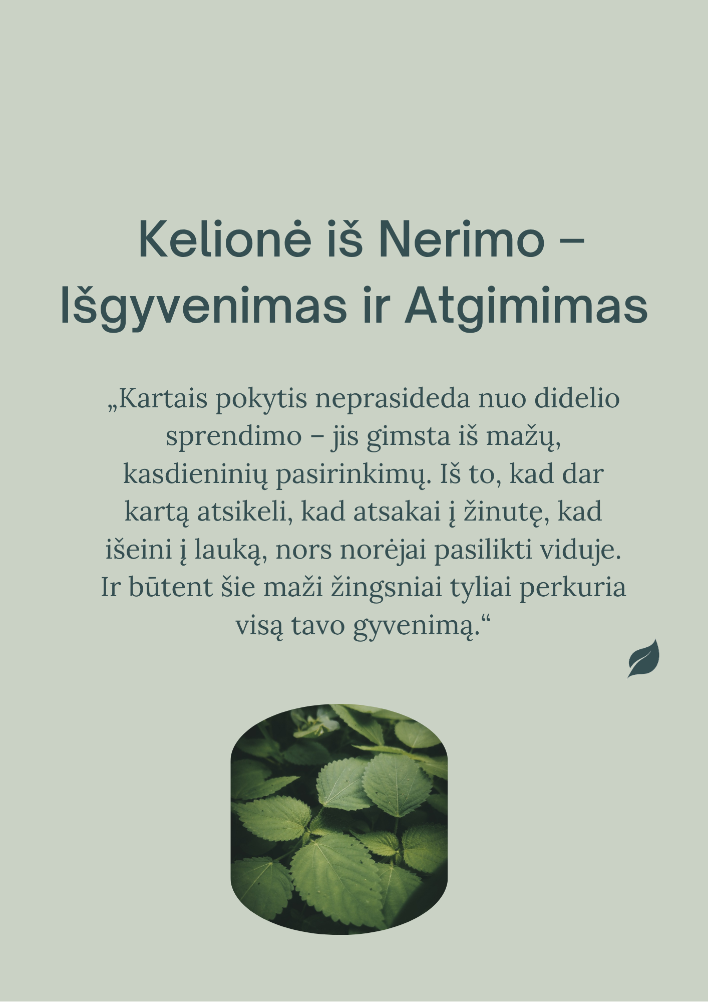 kelionė iš nerimo išgyvenimas ir atgimimas kelionė iš nerimo išgyvenimas ir atgimimas